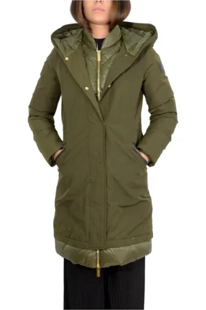 Woolrich Mujer, Abrigos, Verde, Talla: M