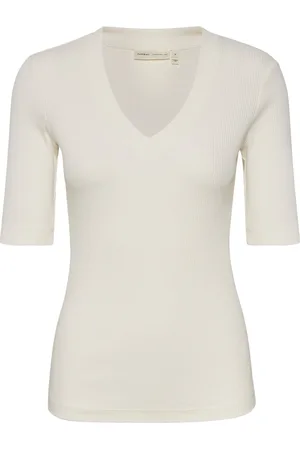 INWEAR Mujer, Camisetas, Blanco, Talla: 2XL