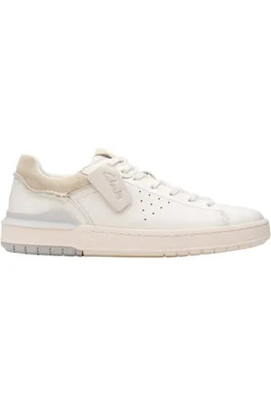 Clarks Hombre, Zapatos, Blanco, Talla: 42 1/2 EU