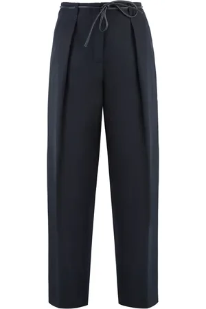 YVES SALOMON Mujer, Pantalones, Azul, Talla: XS