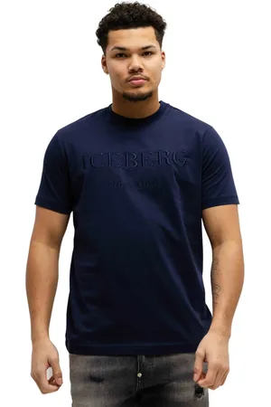 Iceberg Hombre, Camisetas, Azul, Talla: 2XL