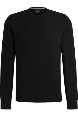 HUGO BOSS Hombre, Jerseys, Negro, Talla: L