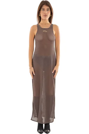 Diesel Mujer, Vestidos, Marrón, Talla: M