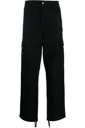 Carhartt Hombre, Pantalones, Negro, Talla: W34