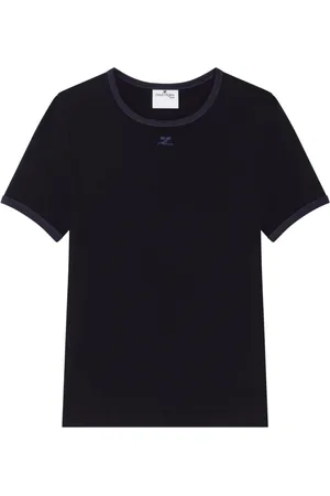 Courrèges Mujer, Camisetas, Negro, Talla: S