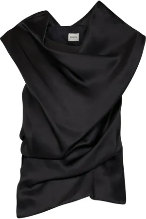 Khaite Mujer, Camisetas, Negro, Talla: S