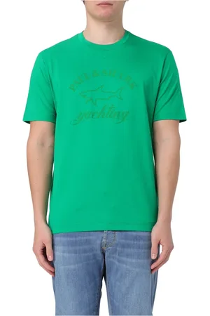Paul & Shark Hombre, Camisetas, Verde, Talla: S