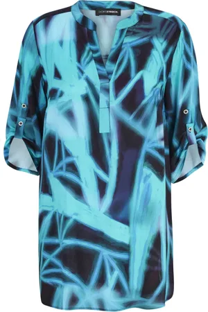 DORIS S Mujer, Blusas y Camisas, Azul, Talla: 2XL