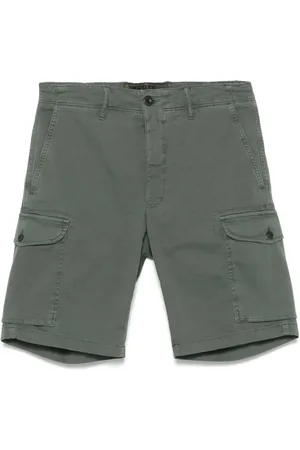Incotex Hombre, Pantalones cortos, Verde, Talla: W34