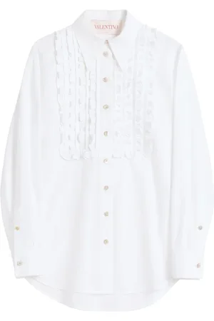 VALENTINO GARAVANI Mujer, Blusas y Camisas, Blanco, Talla: S