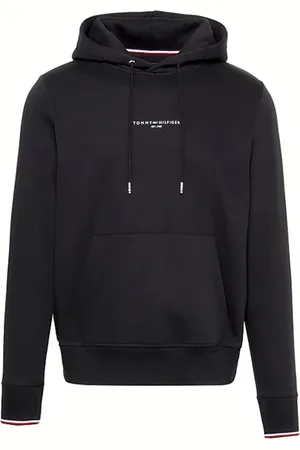 Tommy Hilfiger Hombre, Sudaderas, Negro, Talla: XL