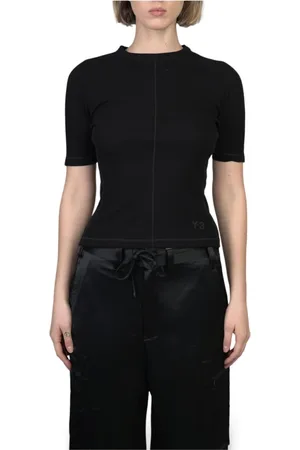 Y-3 Mujer, Camisetas, Negro, Talla: S