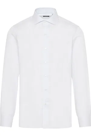 Finamore Hombre, Camisas, Azul, Talla: 4XL