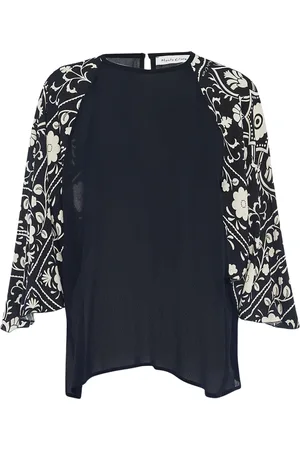 Manila Grace Mujer, Blusas y Camisas, Negro, Talla: M