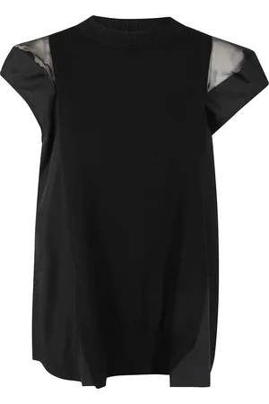 SACAI Mujer, Jerseys, Negro, Talla: L