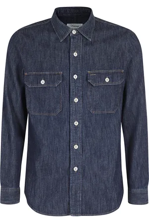 TELA Hombre, Camisas, Azul, Talla: M