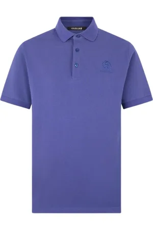 Roberto Cavalli Hombre, Camisetas, Azul, Talla: 2XL