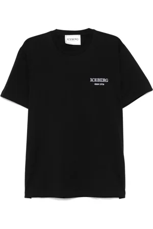 Iceberg Hombre, Camisetas, Negro, Talla: 2XL