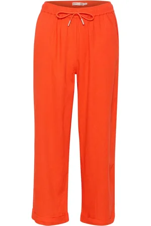 INWEAR Mujer, Pantalones, Rojo, Talla: L