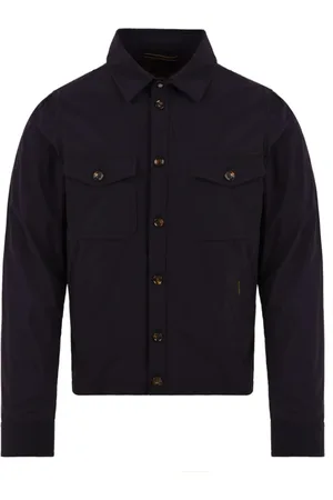 MOORER Hombre, Chaquetas, Azul, Talla: S