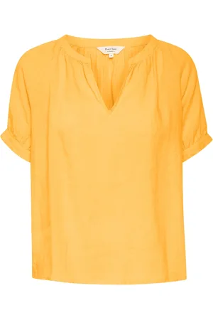 Part Two Mujer, Blusas y Camisas, Amarillo, Talla: XL