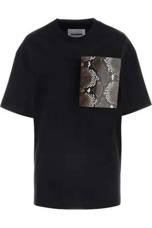Jil Sander Mujer, Camisetas, Negro, Talla: S