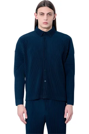 Issey Miyake Hombre, Camisas, Azul, Talla: XL