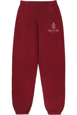 Sporty & Rich Mujer, Pantalones, Rojo, Talla: M