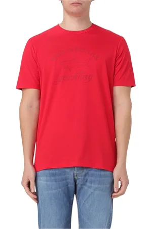 Paul & Shark Hombre, Camisetas, Rojo, Talla: S