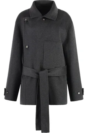 Serafini Mujer, Abrigos, Gris, Talla: L