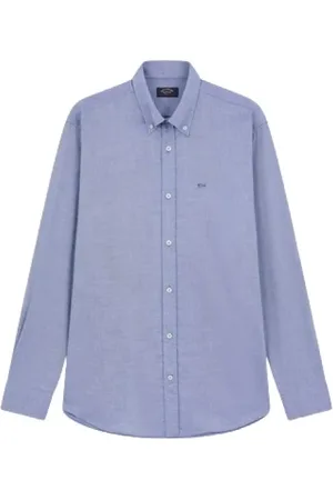 Paul & Shark Hombre, Camisas, Azul, Talla: 2XL