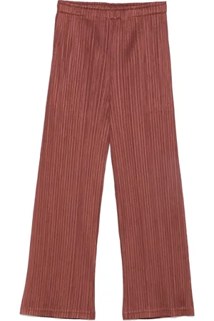 Issey Miyake Mujer, Pantalones, Marrón, Talla: M