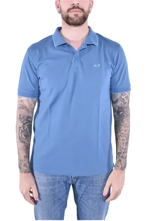 sun68 Hombre, Camisetas, Azul, Talla: 3XL