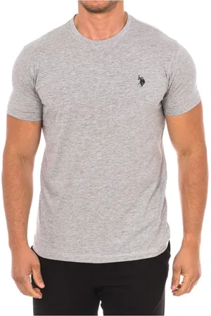 U.S. Polo Assn. Hombre, Camisetas, Gris, Talla: 3XL
