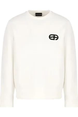 Emporio Armani Hombre, Sudaderas, Blanco, Talla: S