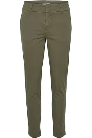 Part Two Mujer, Pantalones, Verde, Talla: M
