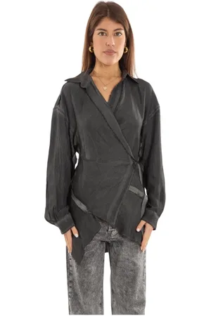 Diesel Mujer, Blusas y Camisas, Gris, Talla: S