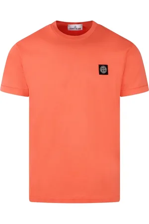 Stone Island Hombre, Camisetas, Naranja, Talla: L