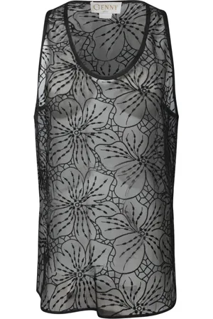 GENNY Mujer, Camisetas, Negro, Talla: M