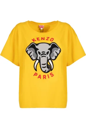 Kenzo Mujer, Camisetas, Amarillo, Talla: S