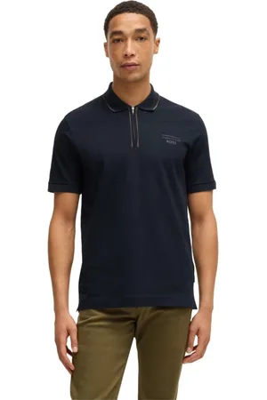 HUGO BOSS Hombre, Camisetas, Azul, Talla: L