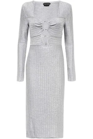 Tom Ford Mujer, Vestidos, Gris, Talla: M