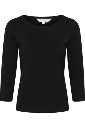 Part Two Mujer, Camisetas, Negro, Talla: M