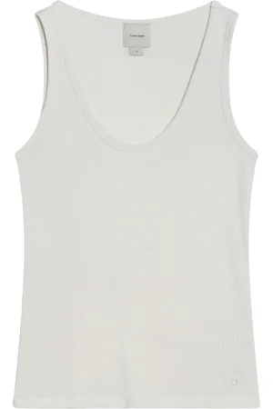 Calvin Klein Mujer, Camisetas, Blanco, Talla: S
