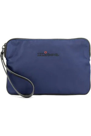 Kiton Hombre, Bolsos, Azul, Talla: ONE Size