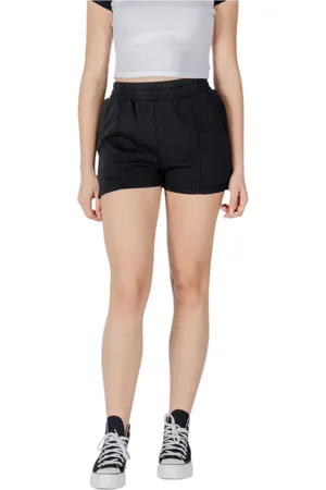 Converse Mujer, Pantalones cortos, Negro, Talla: S