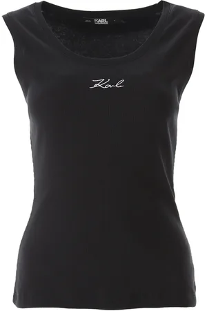 Karl Lagerfeld Mujer, Camisetas, Negro, Talla: L
