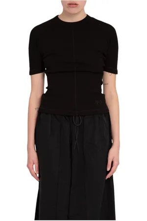 Y-3 Mujer, Camisetas, Negro, Talla: M
