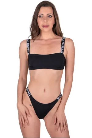 Iceberg Mujer, Trajes de baño, Negro, Talla: S