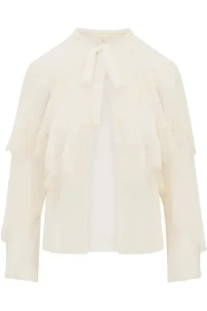 LOVESHACKFANCY Mujer, Blusas y Camisas, Blanco, Talla: S